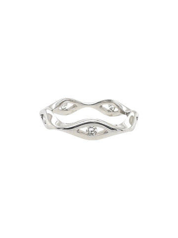 Essentia Day Ring (18K WG 0.10ct Dia)