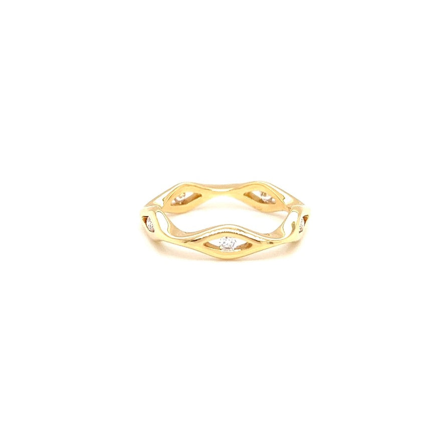 Essentia Daily Ring (18K YG 0.10ct Dia)