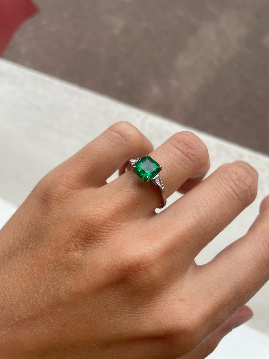 Emerald Diamond Ring