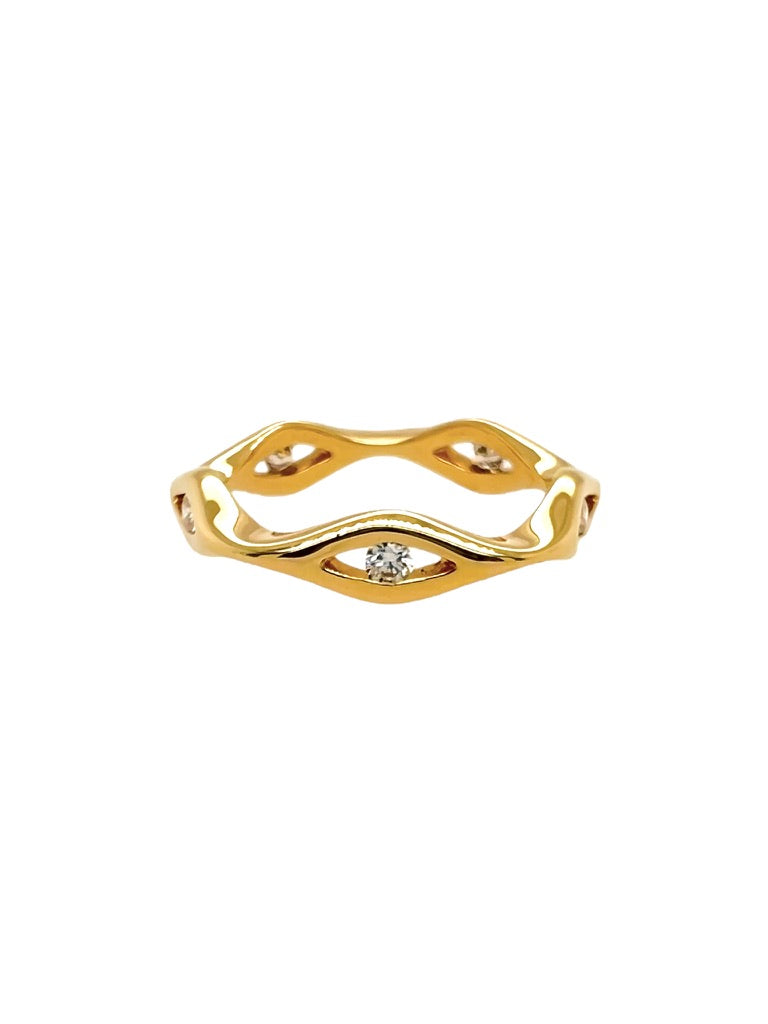 Essentia Daily Ring (18K YG 0.10ct Dia)