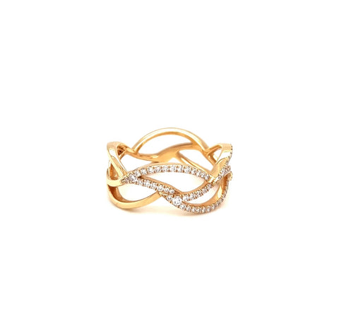 Essentia Night Ring (18K RG 0.39ct Dia)