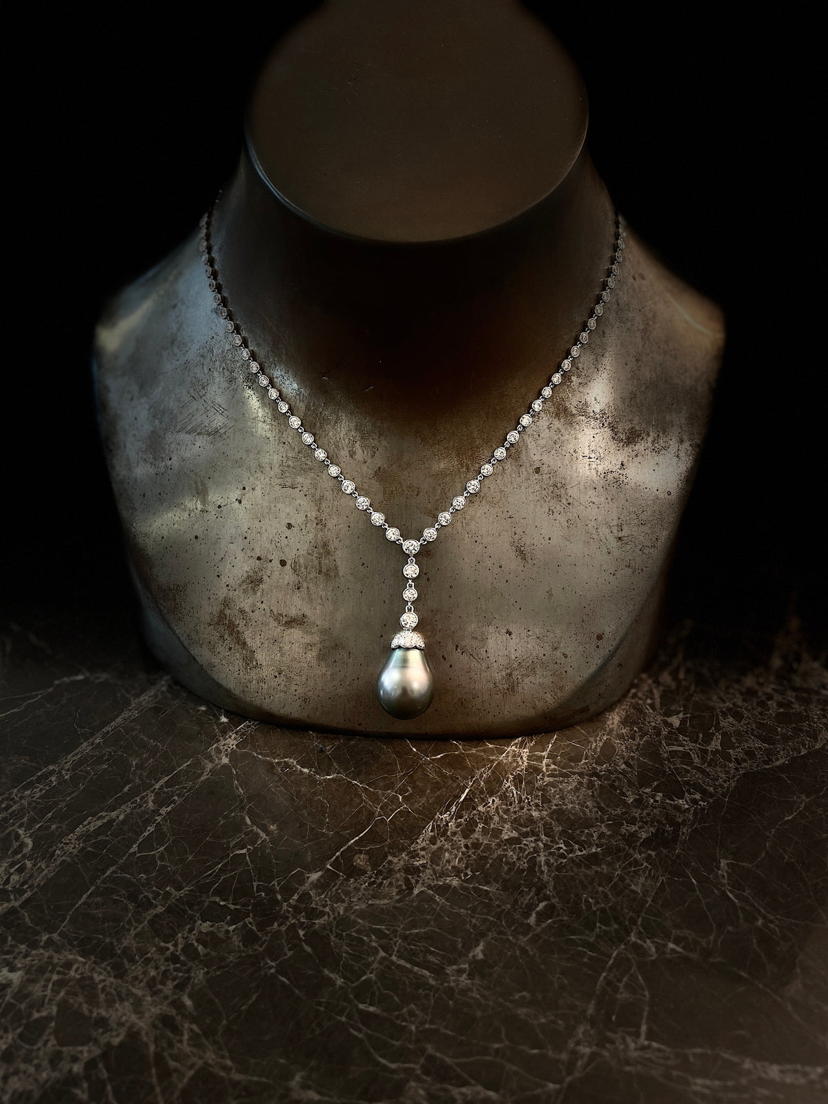 Pearl Diamond Necklace