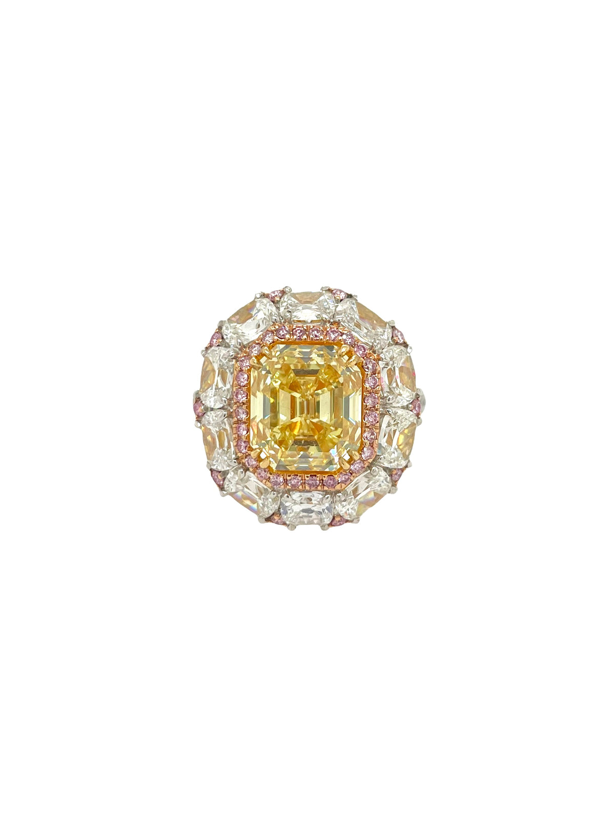 Intense Yellow Diamond Ring