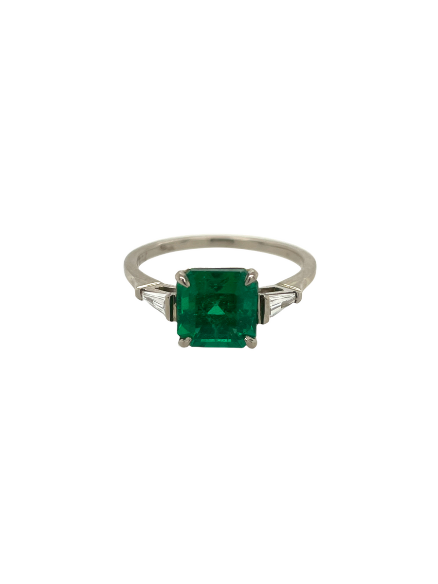 Emerald Diamond Ring