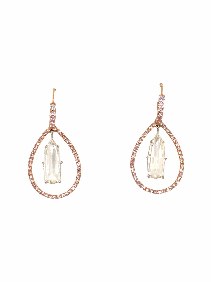 Diamond Drop Earrings