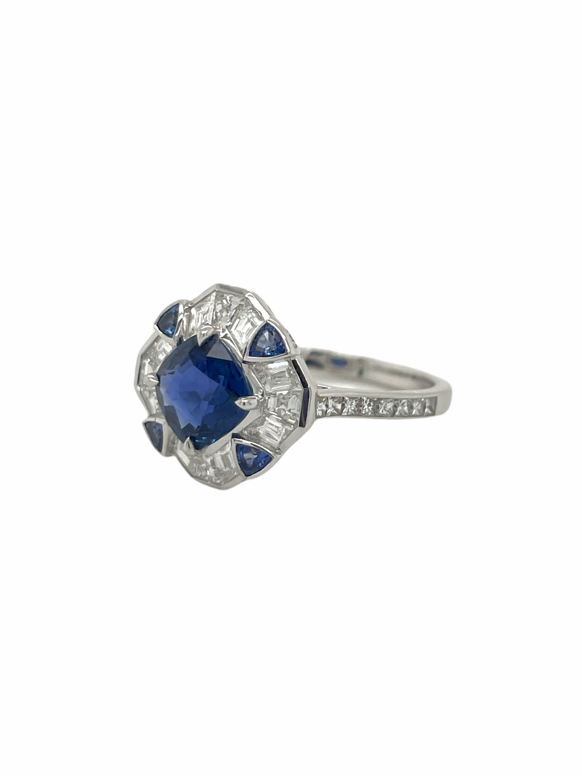 Sapphire Diamond Ring