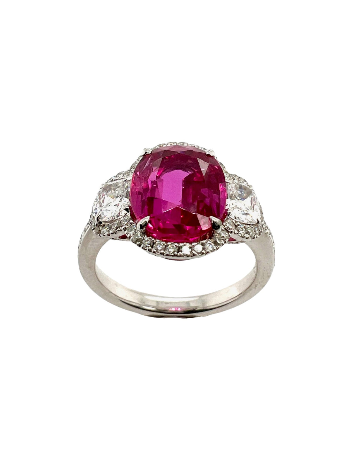 Burma Ruby Diamond Ring