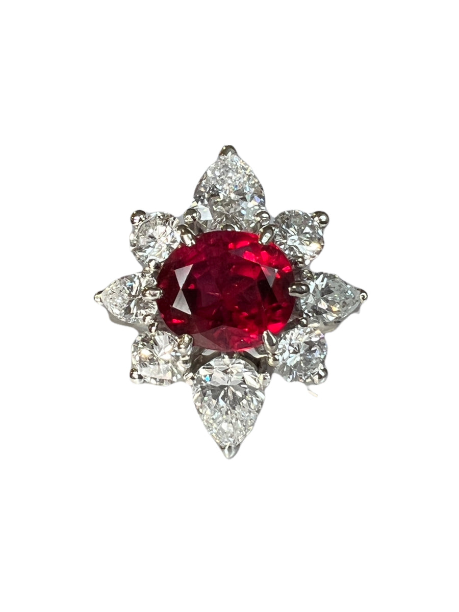 Ruby Diamond Ring