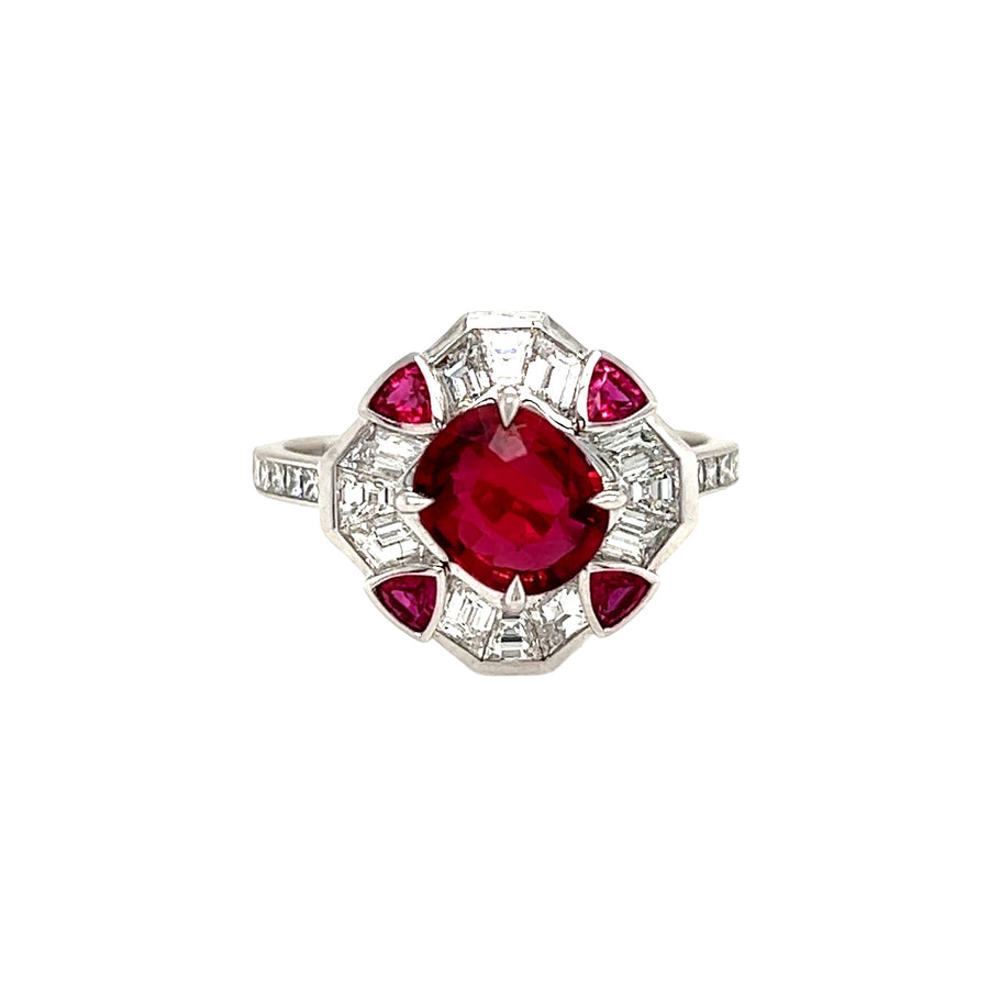 Ruby Diamond Ring