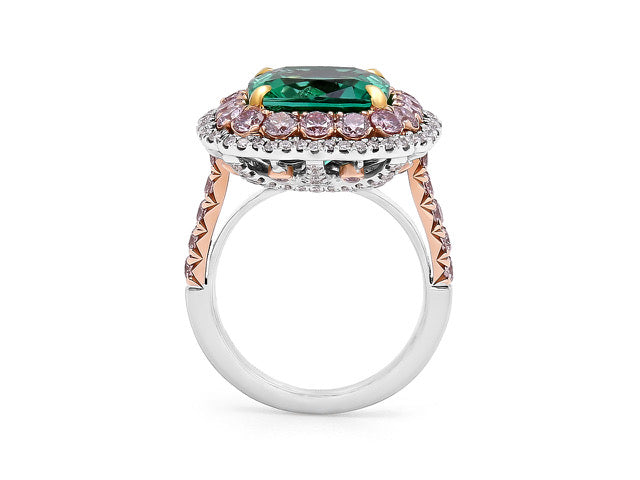 Muzo Emerald Diamond Ring