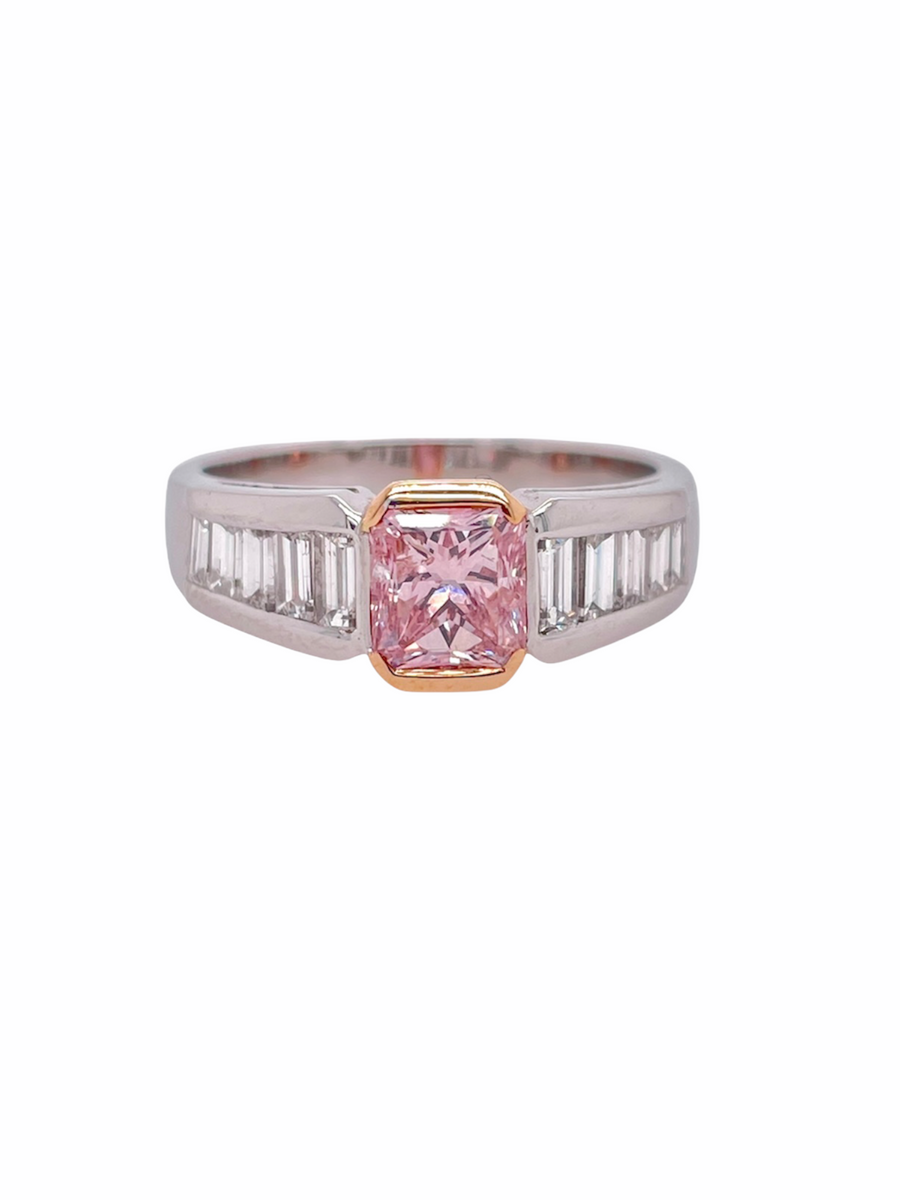 Fancy Pink Diamond Ring