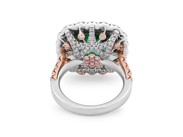 Muzo Emerald Diamond Ring