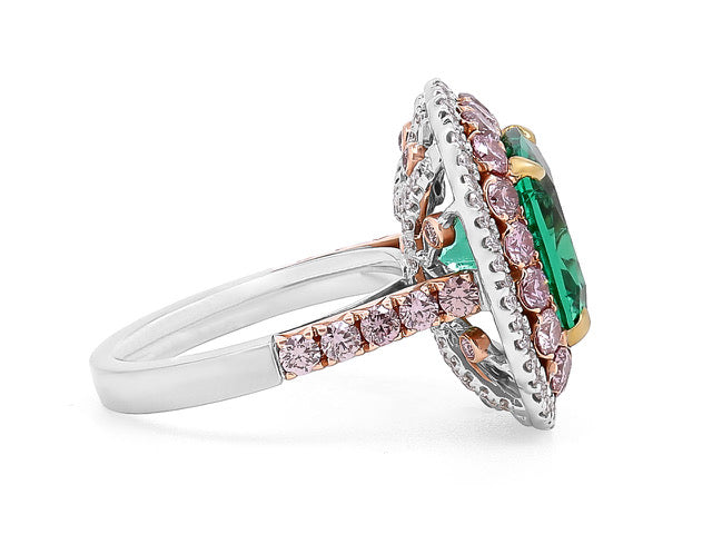 Muzo Emerald Diamond Ring